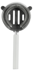 Cocktailshaker i glas och metall