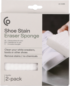 Skorengöring, fläcksuddare för skor, 2-pack