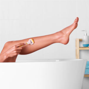 Rakgel Gillette Satin Care Violet Swirl