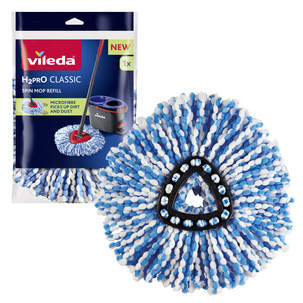 Vileda H2Pro Classic mopphuvud refill, microfiber