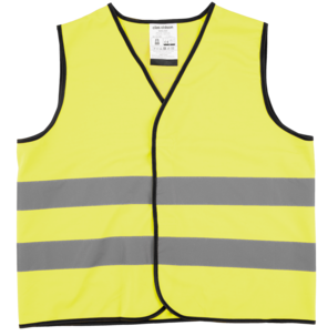 Refleksvest gul, Clas Ohlson