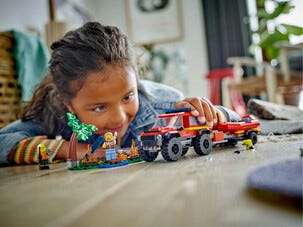 LEGO City 4x4 Brandbil med räddningsbåt 60412, från 5 år