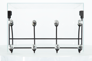 Dörrhängare kristallknoppar, 4 krokar