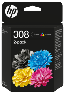 HP 308 Mustekasetti, alkuperäistarvike, useita vaihtoehtoja