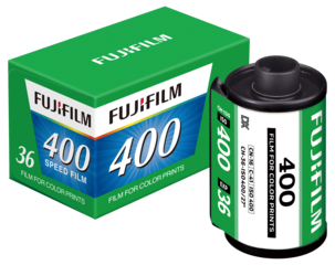 Fujifilm 400 fargefilm ISO 400 35 mm, 36 eksponeringer