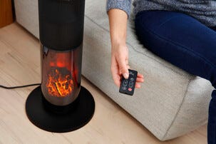 Lämpöpuhallin ja koristetakka, Hygge