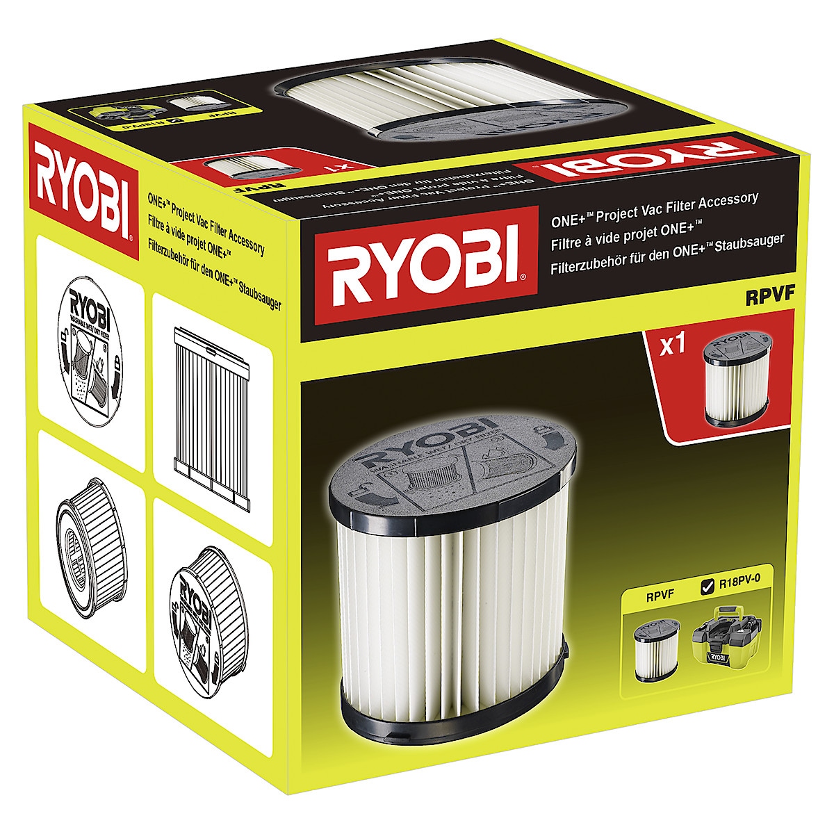 Ryobi RPVF filter til støvsuger