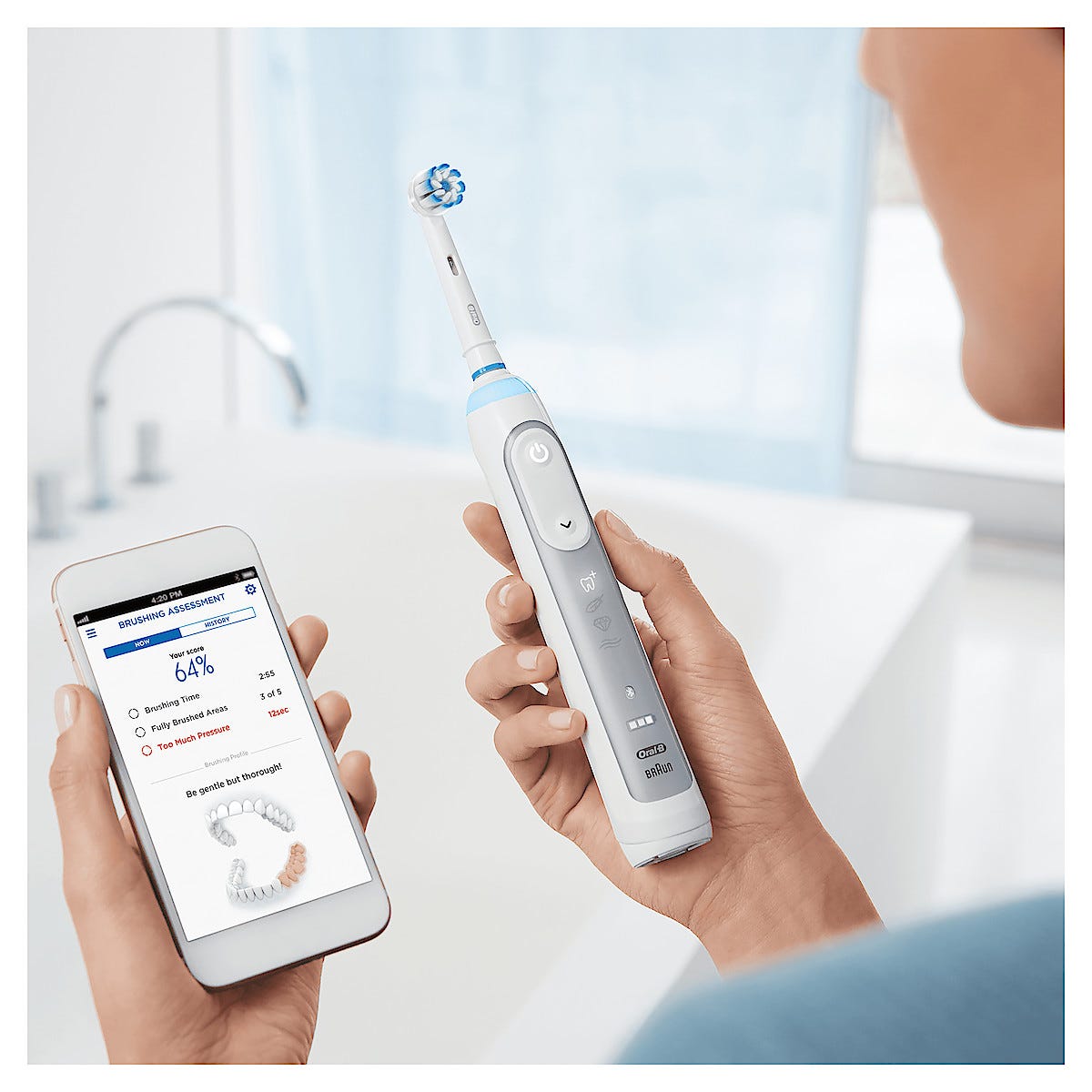 Oral B Genius 8600 Silver, eltannbørste | Clas Ohlson Oral B Genius 8600 Silver, eltannbørste | Clas Ohlson
