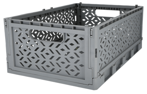 Klappboks av resirkulert plast, XL, 48,8 x 33,1 x 19 cm