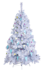 Joulukuusi, valkoinen 180 cm