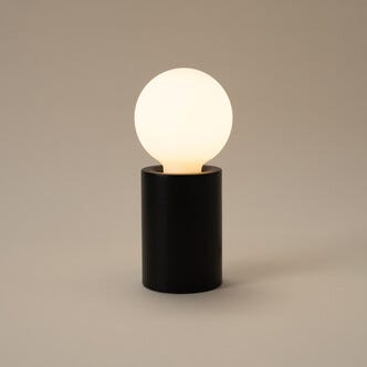 Deco bordslampa svart metall E27, Northlight