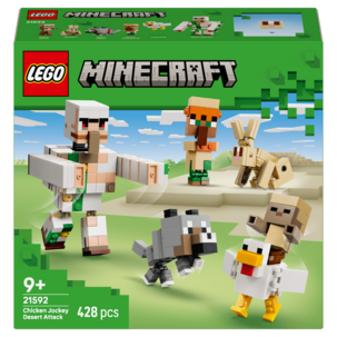 LEGO Minecraft Kanajockey ja hyökkäys aavikolla 21592, 9+