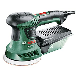 Bosch PEX 300 AE excenterslip med slippapper, 270 W