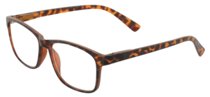 Blålys lesebriller, brun