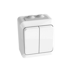 Cotech utanpåliggande strömbrytare kron