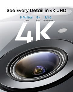 Eufy SoloCam E42 overvåkningskamera 4K med solcelle, 2-pakning