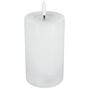 Northlight blockljus LED med timer, vitt