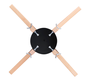 Julgransfot Rustic Christmas trä medium