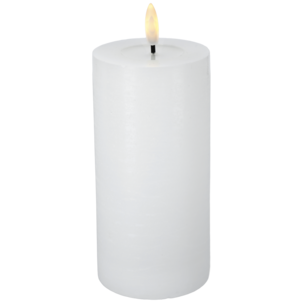 Northlight blockljus LED med timer, vitt