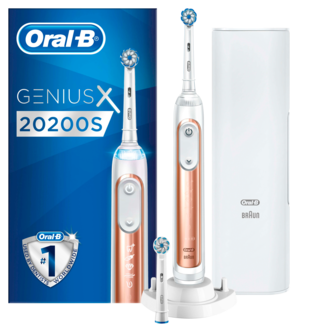 Oral-B Genius X 20200S, Rose Gold elektrisk tannbørste