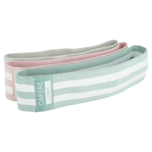 Capere elastiska träningsband textil 3-pack