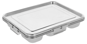 Bento- og matboks i rustfritt stål, 5 rom