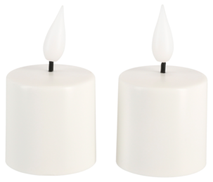 Extra blockljus mini LED 2-pack laddningsbart, Northlight