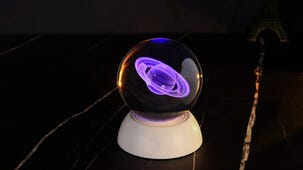 Bordslampa Saturnus RGB batteridriven, Northlight 