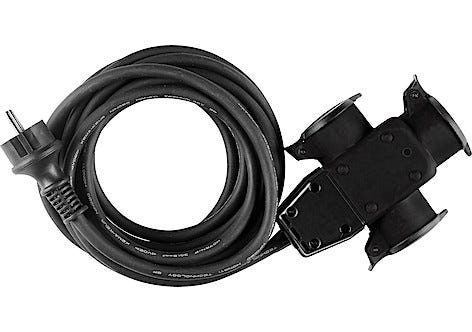Overgangsadapter CEE 230 V til Schuko | Clas Ohlson Ladekabel til elbil Type 2 Mode 3 | Clas Ohlson