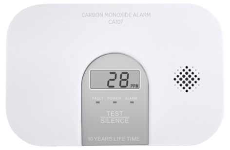 Housegard CA107 kolmonoxidlarm med LCD