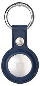 Anmiki Airtag-hållare med nyckelring, konstläder