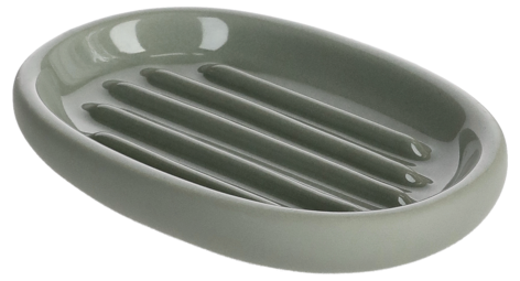 Såpekopp i steingods, grønn