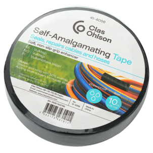 Vulkanoituva teippi musta, 25 mm x 10 m