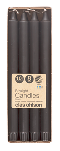 Kronljus svarta, 8-pack