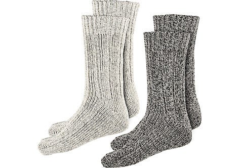 Raggsockor melerade, 2-pack