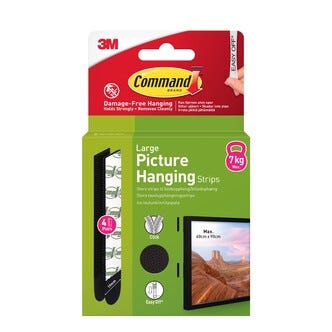 Tavelupphängning Command, large