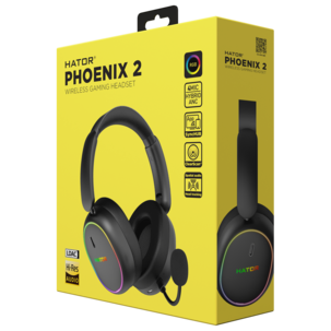 Hator Phoenix 2 Wireless trådløst gamingheadset RGB