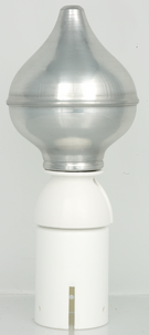 Flaggstångskula, silver