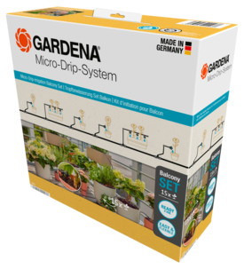 Gardena Micro-Drip bevattning för balkongväxter, 15 plantor