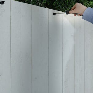 Kabelhållare utomhus svart, 10-pack