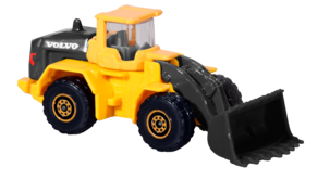 Majorette Volvo Creatix byggeplass inkl. 5 biler