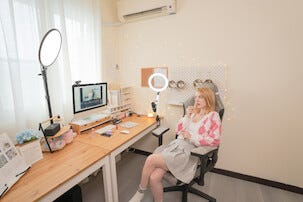 Steamplify Glow Light 14 tommer justerbart studiolys