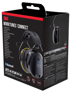 3M WorkTunes Connect hörselkåpor Bluetooth