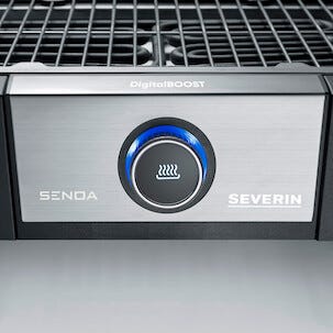 Severin Senoa DigitalBoost bærbar elektrisk grill, 3000 W