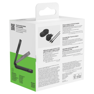 Belkin UltraCharge 2 in 1 Qi2-laddare, 25 W