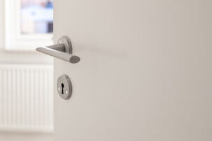 Habo Miami dørhåndtak med nøkkelskilt, innerdør