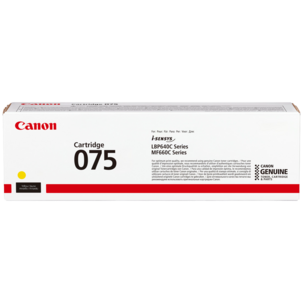 Canon 075 toner original, gul