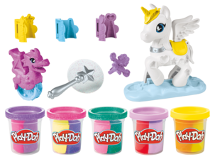 Play-Doh Magical Unicorn Muovailuvaha, yli 3-vuotiaille