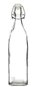 Glasflaska med snäpplock
