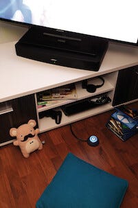 Brennenstuhl 6-vägs grenuttag med golvströmbrytare, 1,5 m